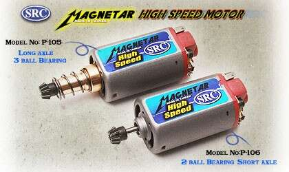 Hish speed motor - 3 ball bearing - long