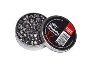 ASG Lead Airgun Pellet DIABOLO 4.5mm, 200 Pieces - Grey