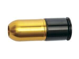 ASG 40mm Gas Grenade for 90 BBs / 4 Paintball BBs - Gold / Black