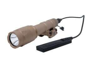 STRIKE WL1080 Tactical Flashlight with RIS Mount, 1080 lm - Tan