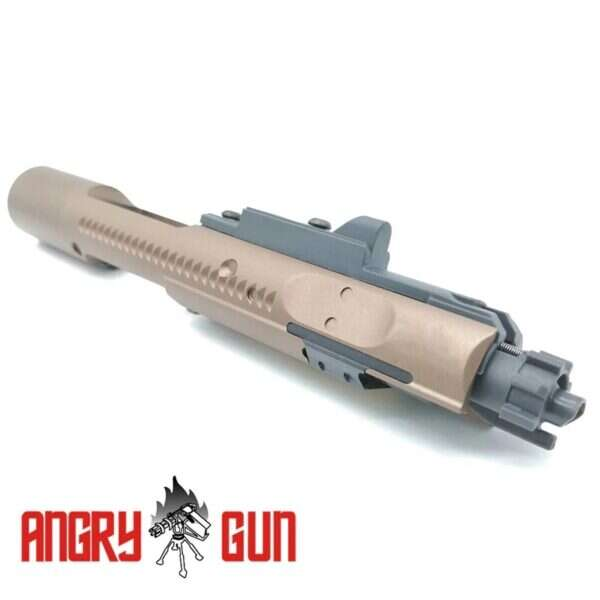 Angry Gun Complete High Speed Bolt Carrier TM MWS with MPA Gen2 Nozzle - Tan