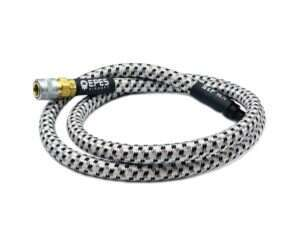 EPeS HPA S a F Braided Hose, 100cm, QD Foster - White / Grey