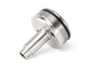 Stainless steel STRAIGHT cylinder head for Ares Amoeba Striker sniper rifles