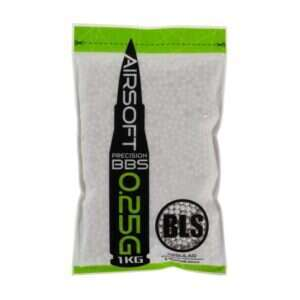 BLS Precision pellets 0,25g, 4000 BBs - White