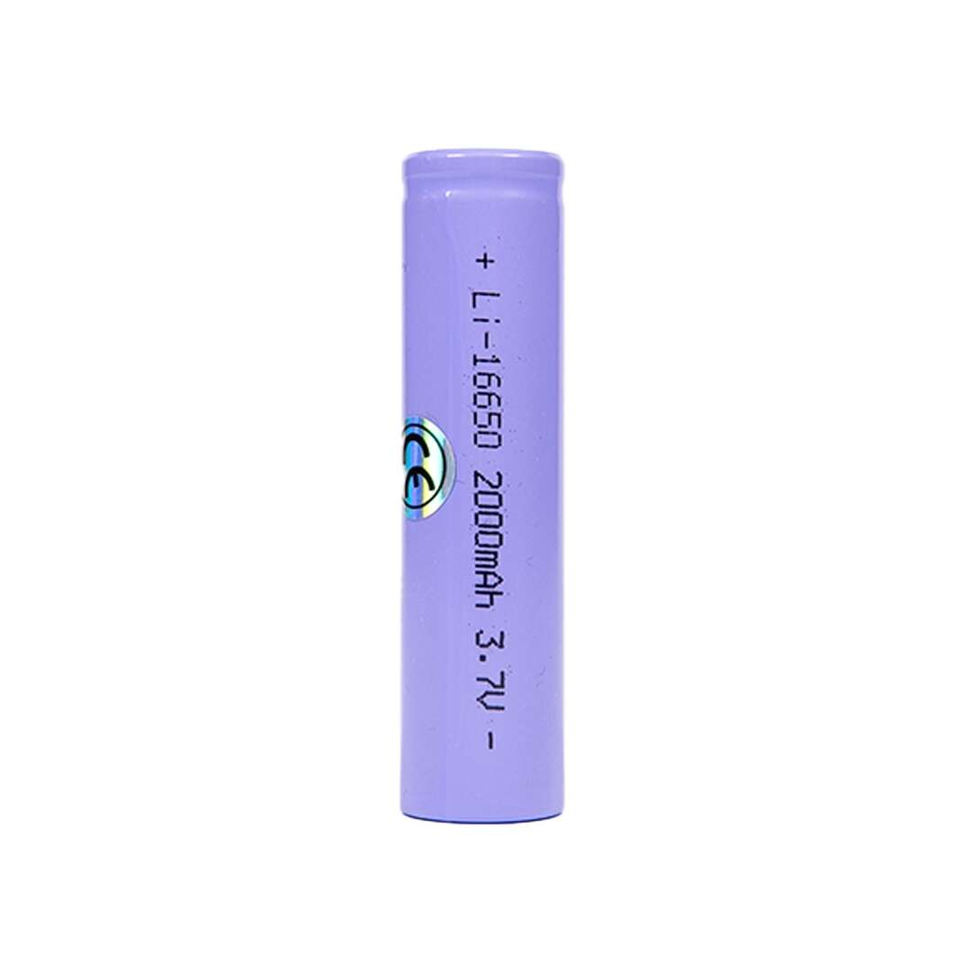 Samsung Rechargeable Li-Ion Battery 16650 (3.7V), 2000 mAh - Purple