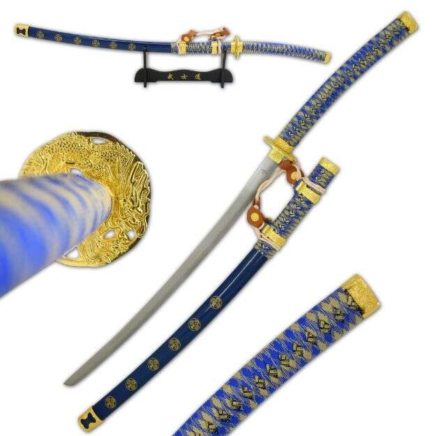 Snake Eye - Warrior Classic Samurai Reverse Jintachi Sword - SE-9040BL