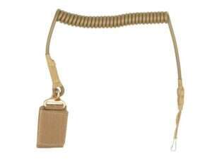 ASG Pistol Retention Lanyard with Carabiner - Tan