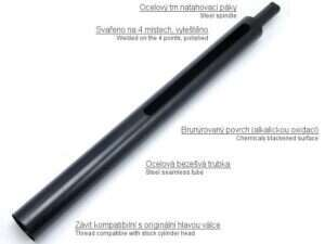 Steel cylinder for SW M24