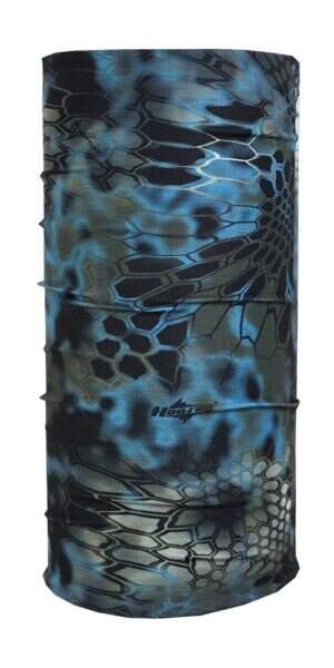 KRYPTEK Hoo-Rag Multifunctional Neck Gaiter, One Size - Kryptek Neptune
