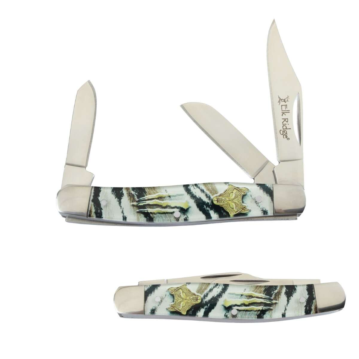 Elk Ridge - Folding Knife - Gentleman's Knife - Stockman - ER-42453-BK