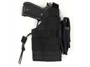 MOLLE pistol holster sided - BLACK