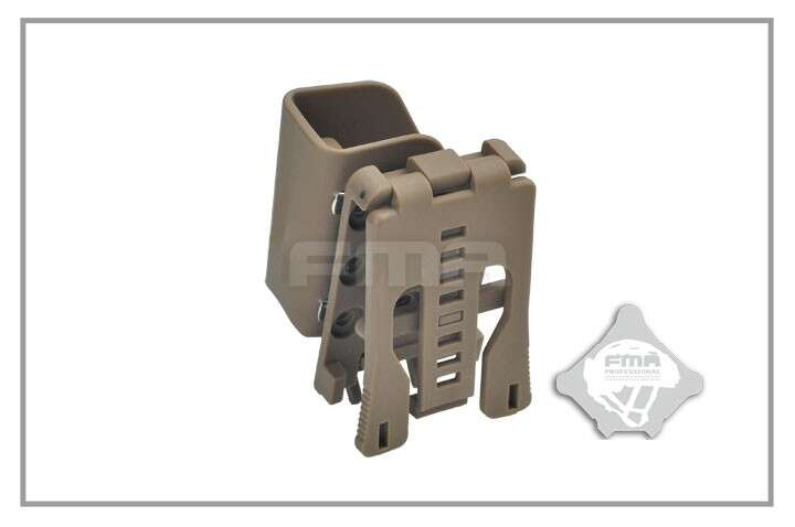 FMA MULTI-ANGLE SPEED Universal Belt Pistol Pouch - Tan