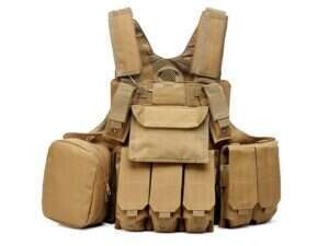 CIRAS MAR Tactical Vest 600D, TAN