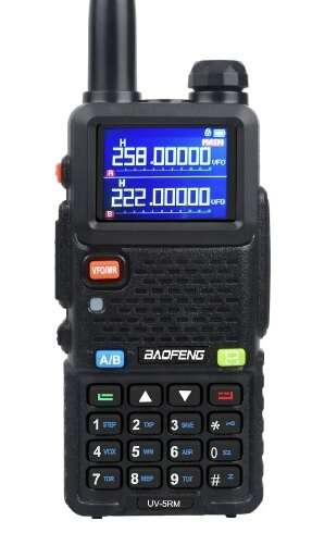 Radio Baofeng UV-5RM , tri-band, USB-C (VHF,UHF)