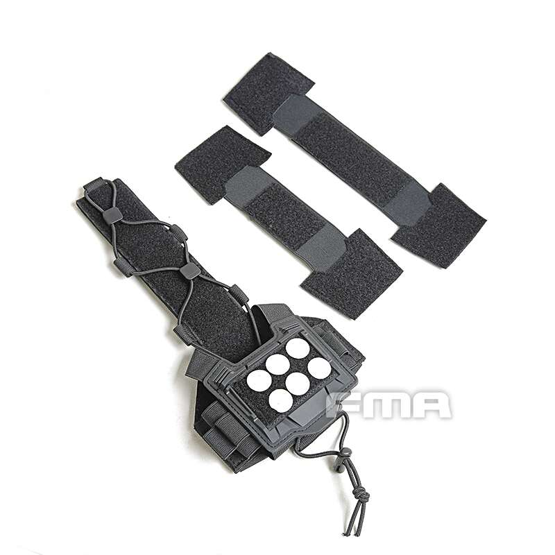 FMA Agility Bridge Helmet Cover for NVG Battery Box - Black