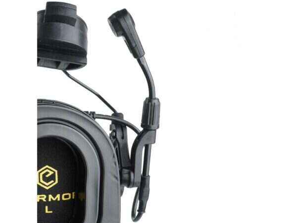 EARMOR M32H PLUS Electronic Tactical Headset, Helmet Mount - Coyote Brown