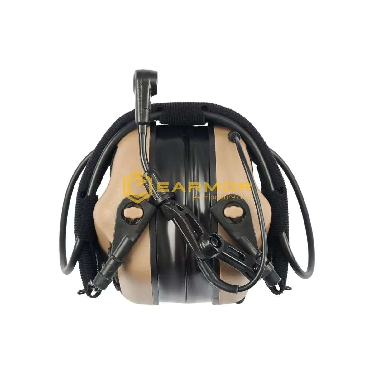 EARMOR M32 PLUS Electronic Tactical Headset - Tan