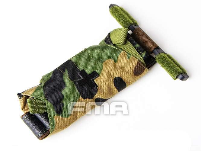 FMA QH Application Dummy Tourniquet with MOLLE System - Woodland