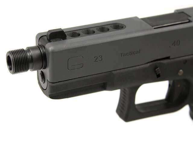 WE pistols silencer adaptor - short, black