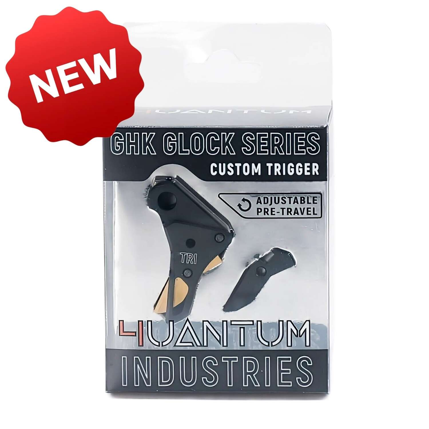 4UANTUM Performance Custom Flat Trigger for GHK G 17 Gen3 / Gen5 MOS - Black