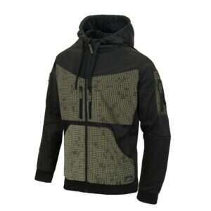 HELIKON ROGUE Hoodie (FullZip)(R) - Black/Desert Night Camo