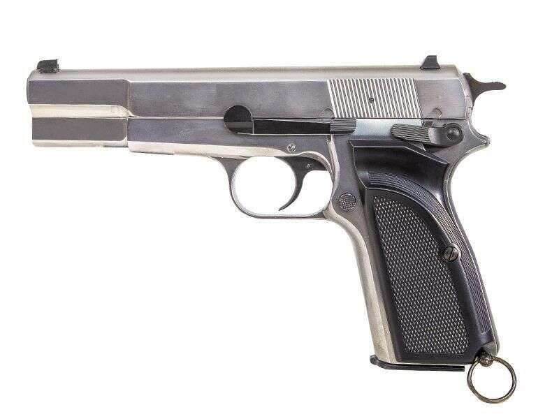 WE GBB Pistol Browning Hi-Power MK3 - Silver