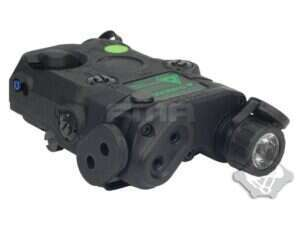 FMA AN/PEQ15 LA-5 Upgrade Version (LED Flashlight, Green / IR Laser) - Black