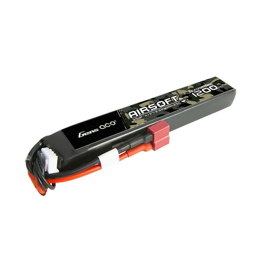 Gens ACE Li-Pol Battery 11.1V 1200mAh, 25C, T-Dean - Buffer Stick (126 mm)