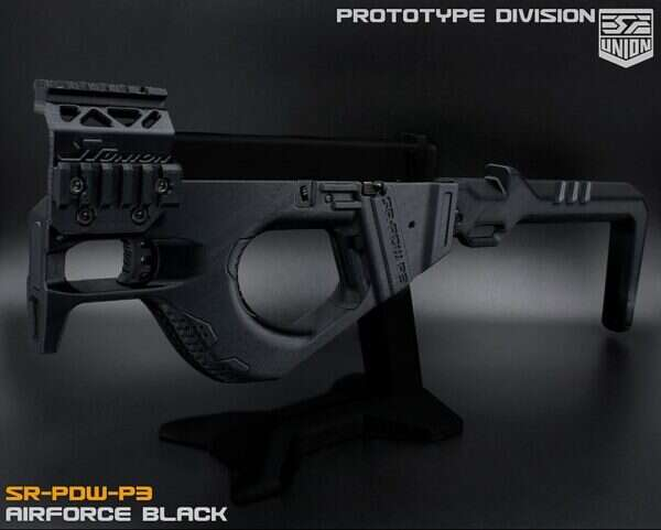 SRU - Airsoft PDW P3 Conversion for Marui Glock - Black