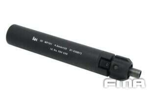 FMA MP7 Silencer 38x220mm with Flash Hider, 12 plus mm (CW) - Black