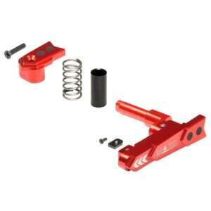 CNC Aluminum Advanced Magazine Release Style A for M4/M16 - Red