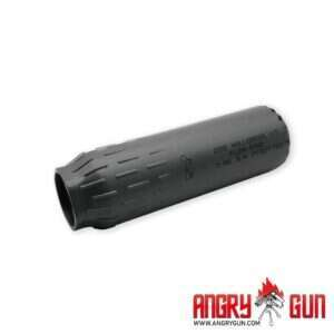 Angry Gun FLOW 556K 3D Printed Steel Suppressor - Black