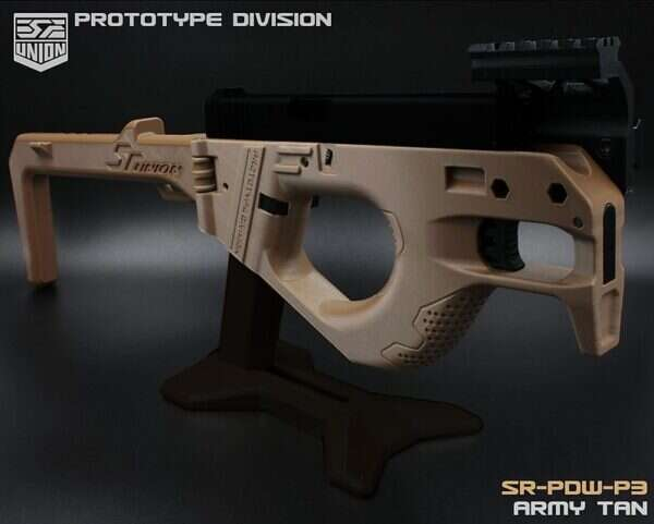 SRU - Airsoft PDW P3 Conversion for Marui Glock - TAN