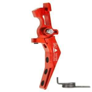 CNC Aluminum Advanced Speed Trigger (Style B) (Red) for M16 AEG Series