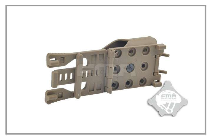 FMA MULTI-ANGLE SPEED Universal Belt Pistol Pouch - Tan