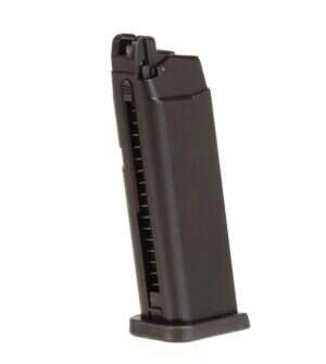 WE Gas Magazine for WE MOS R19 / MOS R23 GBB, 23 BBs - Black
