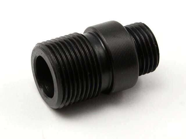 WE pistols silencer adaptor - short, black