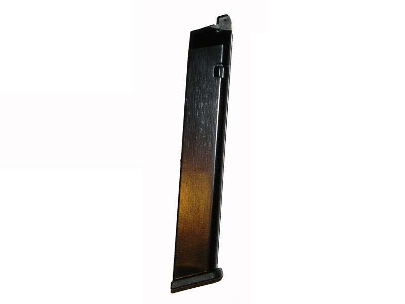 WE Long Gas Magazine for WE R17 / R18C GBB, 50 BBs - Black