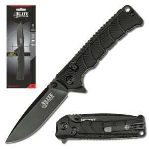 Elite Tactical - BACKDRAFT - Folding Knife w/D.L.M. - ET-FDR011BK
