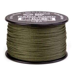 NANO PARACORD 0,75mm / 90m - Olive Drap