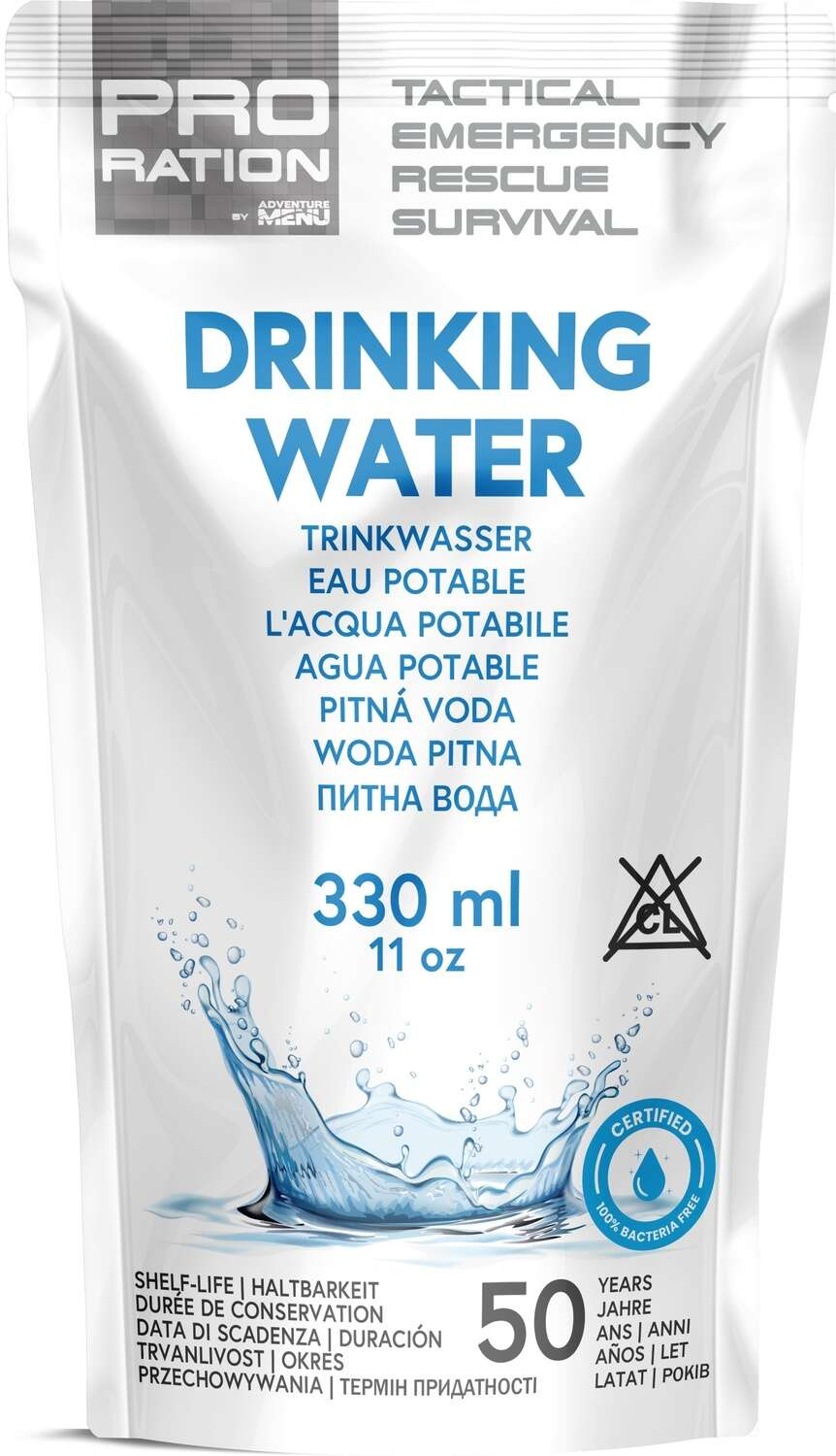 PRO-RATION EMERGENCY WATER BOX Pack (47x330 ml)