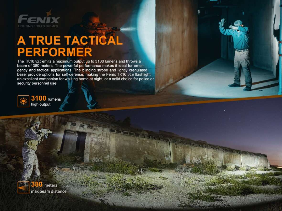 Led light Fenix TK16 V2.0