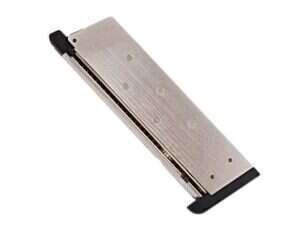 WE Gas Magazine for WE M1911 GBB, 15 BBs, M.E.U. Type - Silver