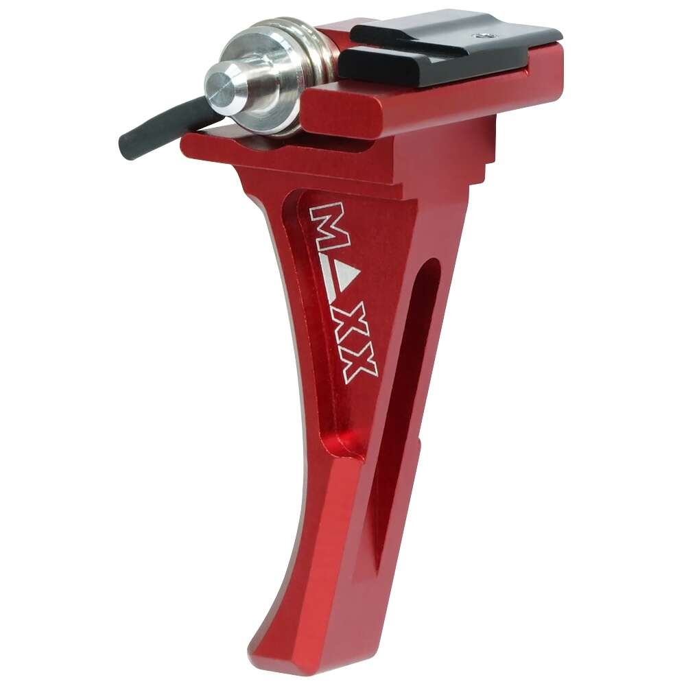 CNC Aluminum Advanced Speed Trigger (Style D) (Red) for EVO