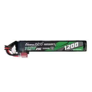 Gens ACE Li-Pol Battery 11.1V 1200mAh, 25C, T-Dean - Buffer Stick (126 mm)