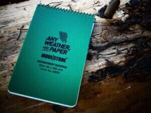 All Weather Notebook 96 mm x 148 mm, 30 sites - GREEN