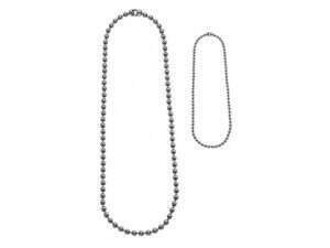 Chains for dog tags set SILVER original USA