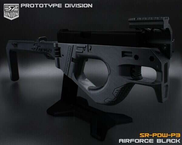 SRU - Airsoft PDW P3 Conversion for WE Glock - Black