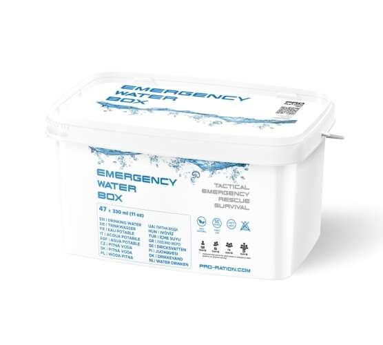 PRO-RATION EMERGENCY WATER BOX Pack (47x330 ml)
