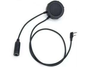 EARMOR M55 PTT, Kenwood / Baofeng 2-pin Connector